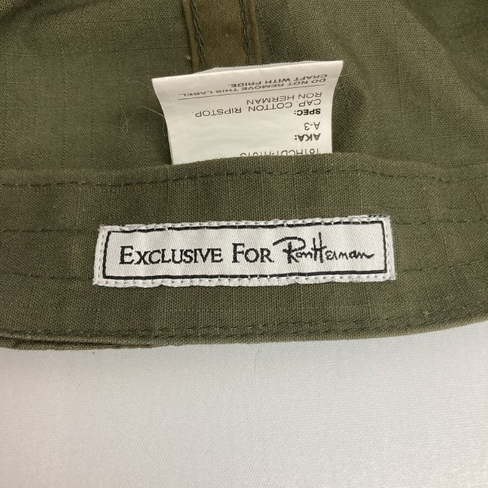 WTAPS ダブルタップス 18SS Exclusive for Ron Herman cap A-3 ロンハーマン別注 リップストップ キャップ カーキ size00 瑞穂店