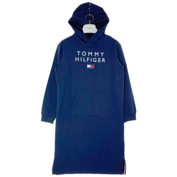 Tommy Hilfiger トミーヒルフィガー Sukienka dzianinowa Graphic KG0KG06122 D Granatowy Regular Fit パーカーワンピース ネイビー size164 瑞穂店