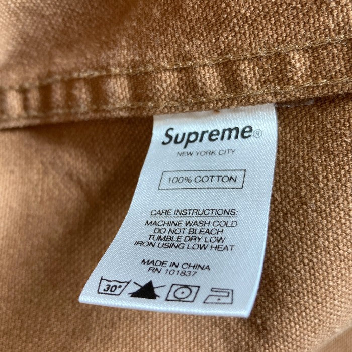 SUPREME シュプリーム 19AW Script Canvas Snap Shirt スクリプト