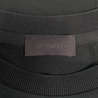MONCLER モンクレール 21年 MAGLIA T-SHIRT ラバーワッペン バックプリント Tシャツ ブラック Size L 福生店