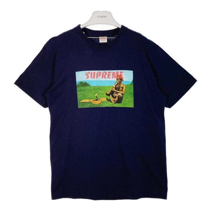 SUPREME シュプリーム 13SS Snake Charmer Tee スネーク Tシャツ ネイビー sizeL 瑞穂店