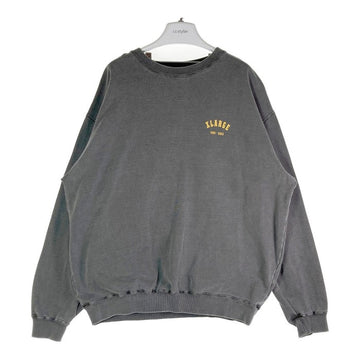 XLARGE エクストララージ 101213012029 イーグルロゴピグメントクルーネックスウェット EAGLE LOGO PIGMENT CREWNECK SWEAT ダークグレー sizeL 瑞穂店