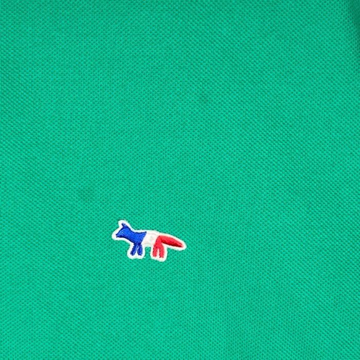 Maison Kitsuné メゾンキツネ 半袖 ポロシャツ グリーン sizeM 瑞穂店
