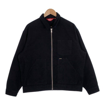 SUPREME シュプリーム 23AW Moleskin Work Jacket モールスキン ワークジャケット ブラック Size M 福生店