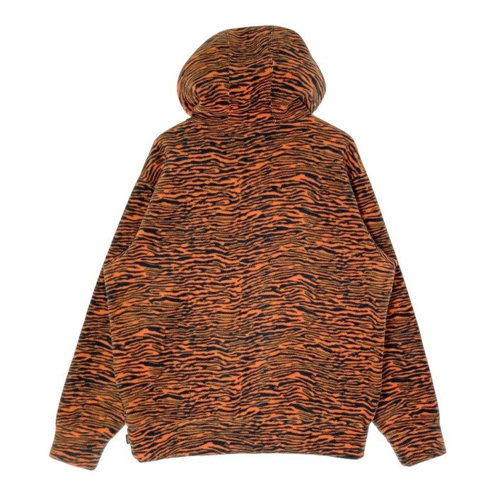 Supreme シュプリーム 21AW Logo Polartec Hooded Sweatshirt Tiger オレンジ×ブラック sizeM 瑞穂店