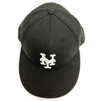 KITH NEW ERA キス ニューエラ キース NEWERA NY mets  ロゴ ニューヨーク メッツ キャップ ベースボールキャップ ブラック size7・1/8 56.8cm 瑞穂店