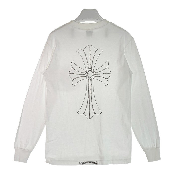 CHROME HEARTS クロムハーツ CHクロス ナショナルサイエンスミュージアム ロングTシャツ ホワイト sizeS 瑞穂店