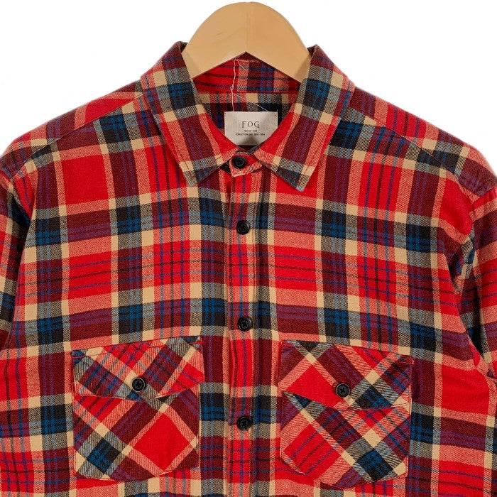 FOG FEAR OF GOD フォグ フィアオブゴッド Collection One Flannel Shirt フランネルシャツ レッド Size S 福生店