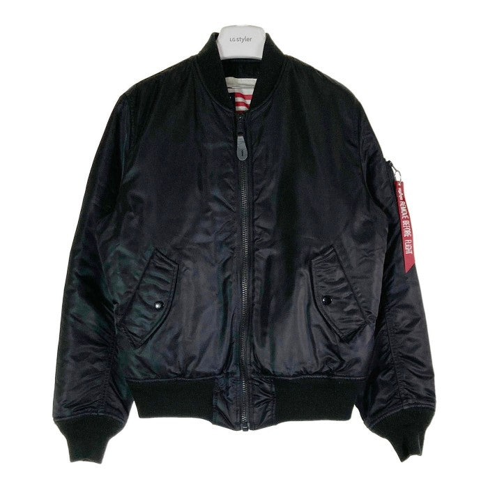 ALPHA INDUSTRIES×EMODA アルファインダストリーズ×エモダ MA-1 フライトジャケット ブラック sizeS 瑞穂店