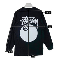 STUSSY ステューシー 8 BALL 8ボール ロンT ブラック sizeL 瑞穂店