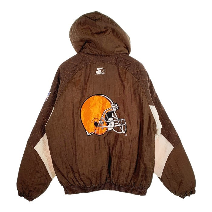 US古着 90's PRO LINE by STARTER スターター NFL BROWNS ナイロンジャケット 中綿 Size L 福生店