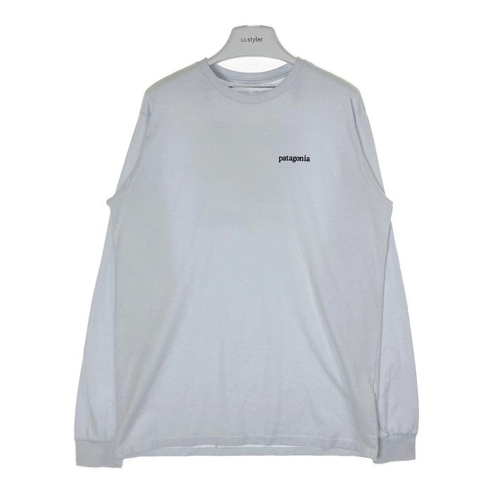 PATAGONIA パタゴニア 38517 リッジ レスポンシビリティー ロンT ホワイト sizeM 瑞穂店