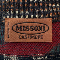 MISSONI ミッソーニ CASHMERE VEST カシミヤ ニットベスト Vネック マルチ Size 48 福生店