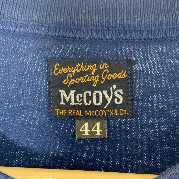 The Real McCOY'S リアルマッコイズ 513TH P.I.P プリント Tシャツ ネイビー Size 44 福生店