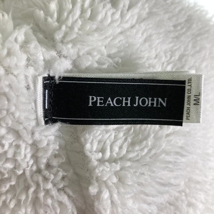 PEACH JOHN PJ ピーチジョン ちいかわ ハチワレ ちいかわリバーシブル ボア フーディ ホワイト sizeM/L 瑞穂店