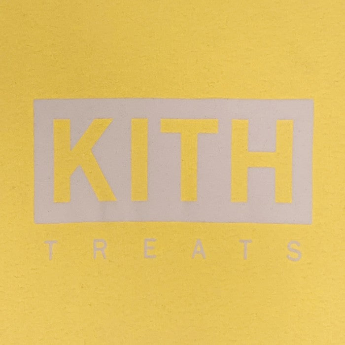 KITH TREATS キス トリーツ ボックスロゴ プリント Tシャツ イエロー Size S 福生店