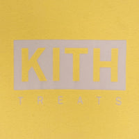 KITH TREATS キス トリーツ ボックスロゴ プリント Tシャツ イエロー Size S 福生店