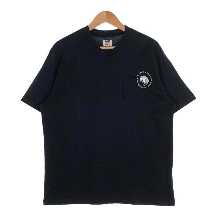 RATS ラッツ 23SS CIRCLE POCKET TEE サークル ポケット Tシャツ ブラック Size L 福生店