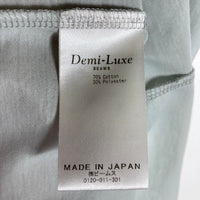 Demi-Luxe BEAMS デミルクス ビームス スタンドネック ハーフスリーブ プルオーバー 64-04-0307-461 ミントグリーン sizeF 瑞穂店