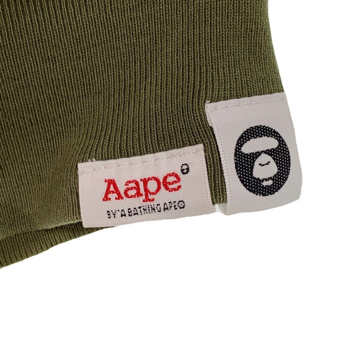 AAPE BY A BATHING APE エーエイプ ロングスリーブTシャツ プリント オリーブ Size XL 福生店