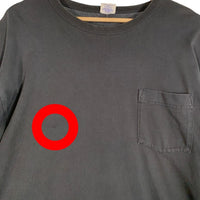 Champion チャンピオン サーマルロングスリーブTシャツ 切替 ブラック Size XL 福生店