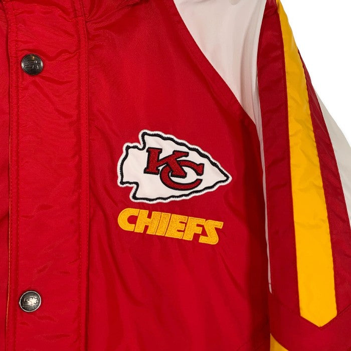 STARTER スターター NFL KANSAS CITY CHIEFS ナイロン 中綿 ジャケット レッド Size XL 福生店