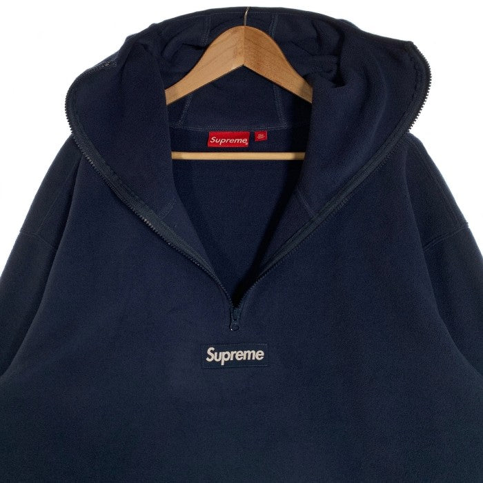 SUPREME シュプリーム 23AW Polartec Facemask Half Zip Pullover ポーラテック フェイスマスク ハーフジッププルオーバー パーカー ネイビー Size XXL 福生店