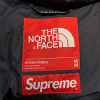 SUPREME シュプリーム 21AW THE NORTH FACE ノースフェイス Bleached Denim Print Nuptse Jacket ブリーチデニムプリント ヌプシジャケット ダウン ブラック ND52100I Size M 福生店