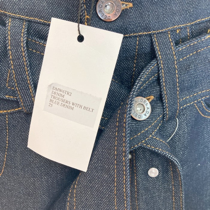 DELADA デラダ ベルベットデニムパンツ インディゴ size25瑞穂店