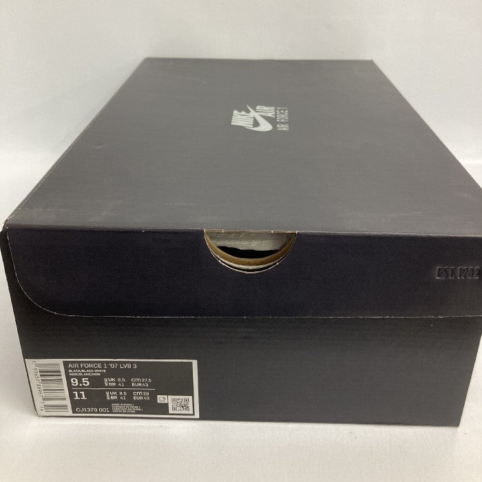 NIKE ナイキ CJ1379-001 AIR FORCE 1 '07 LV8 3 エアフォース 1 ブラック size27.5cm 瑞穂店