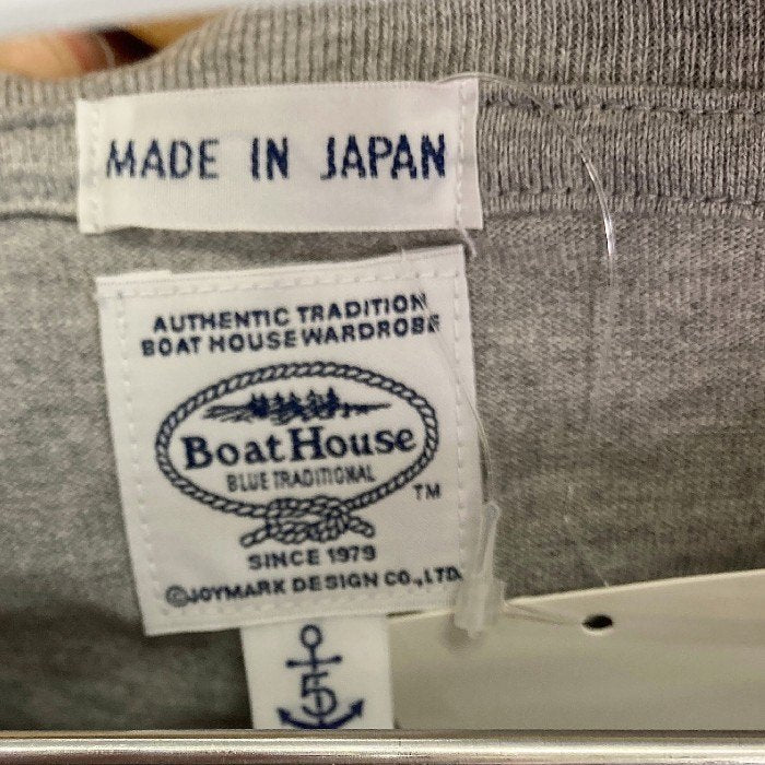 BOAT HOUSE ボートハウス ジョイマークデザイン ショーナンデューク Tシャツ グレー size5 瑞穂店