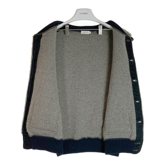 HELLER'S CAFE ヘラーズカフェ フリース パイルベスト 1920's Utica Gray-Navy Old Fleece Pile Vest グレー size42 瑞穂店