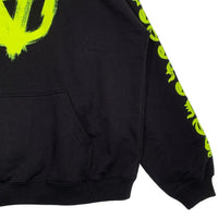 VETEMENTS ヴェトモン 22AW Double Anarchy Hoodie ダブルアナーキー フーディ プルオーバースウェットパーカー  ブラック UA53HD340N Size L 福生店