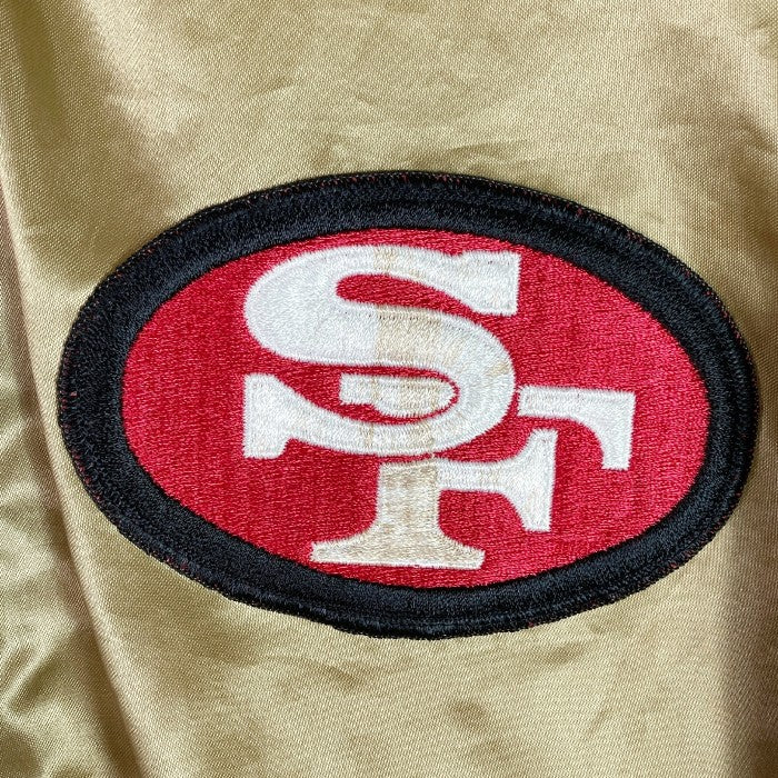 CHALK LINE チョークライン US古着 90’s San Francisco 49ERS スタジャン ゴールドイエロー sizeL 瑞穂店