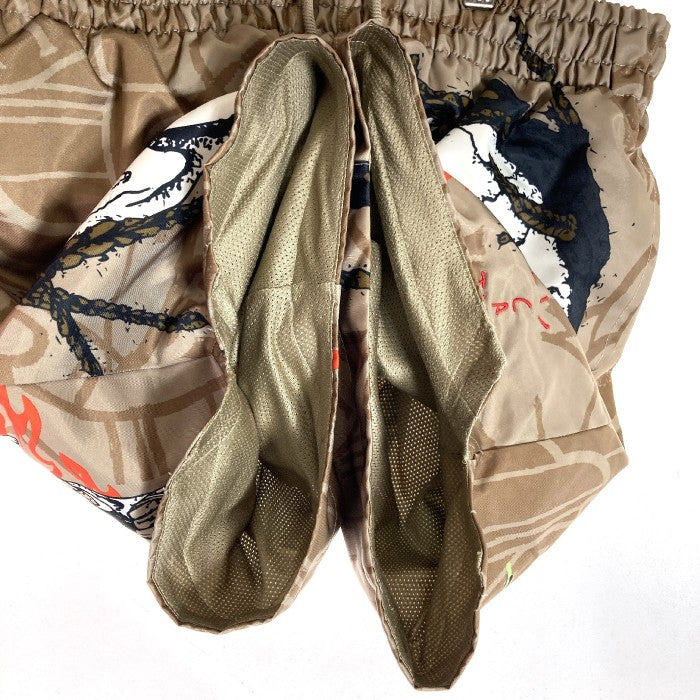 JORDAN × TRAVIS SCOTT ジョーダン × トラヴィス スコット 21SS Pool Short Pant プール ショートパンツ ブラウン sizeM 瑞穂店