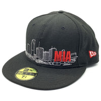 New Era ニューエラ Miami マイアミ 59FIFTY キャップ ブラック オールド Size 7 5/8(60.6cm) 福生店