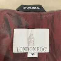 LONDON FOG ロンドンフォグ ステンカラーコート カナダ製 Size 40R 福生店