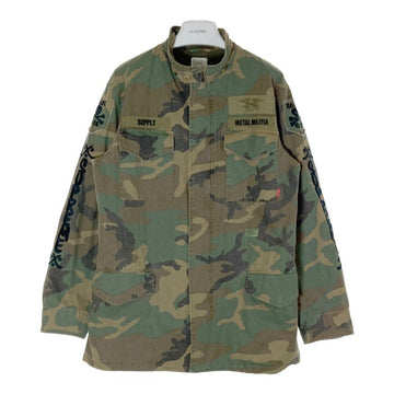 Supreme×WTAPS/シュプリーム×ダブルタップス M-65 カモフラ/迷彩 ミリタリー/フィールド ジャケット TSSP-JK-M01 カーキ sizeL 瑞穂店