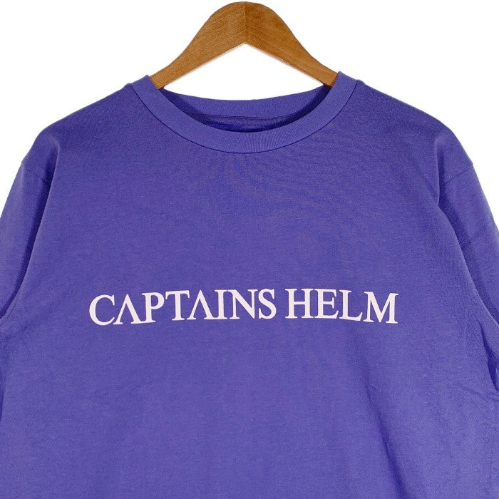 CAPTAINS HELM キャプテンズヘルム 23SS LDN LOGO LS TEE ロゴプリント ロングスリーブTシャツ バイオレット Size L 福生店