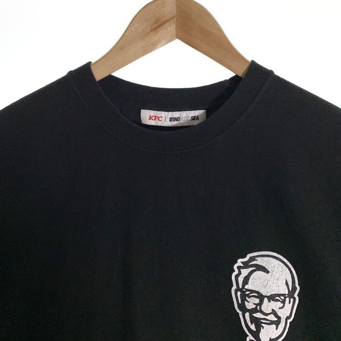 WIND AND SEA ウィンダンシー 22SS COLONEL T-SHIRT KFC ケンタッキーフライドチキン プリントTシャツ ブラック Size M 福生店