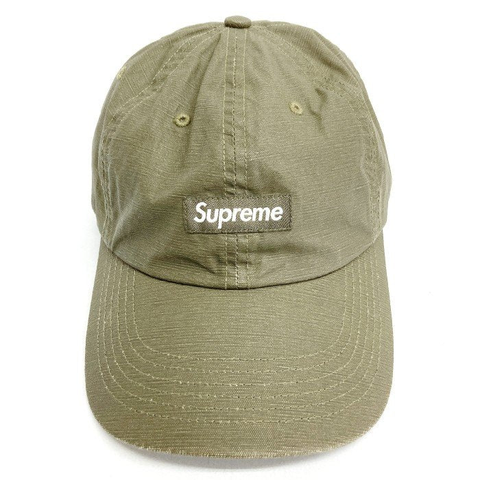 Supreme シュプリーム Coated Linen 6 Panel Cap カーキ size- 瑞穂店