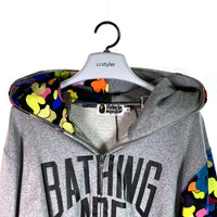 A BATHING APE アベイシングエイプ 001ZPJ201011M シャークパーカー グレー sizeXL 瑞穂店