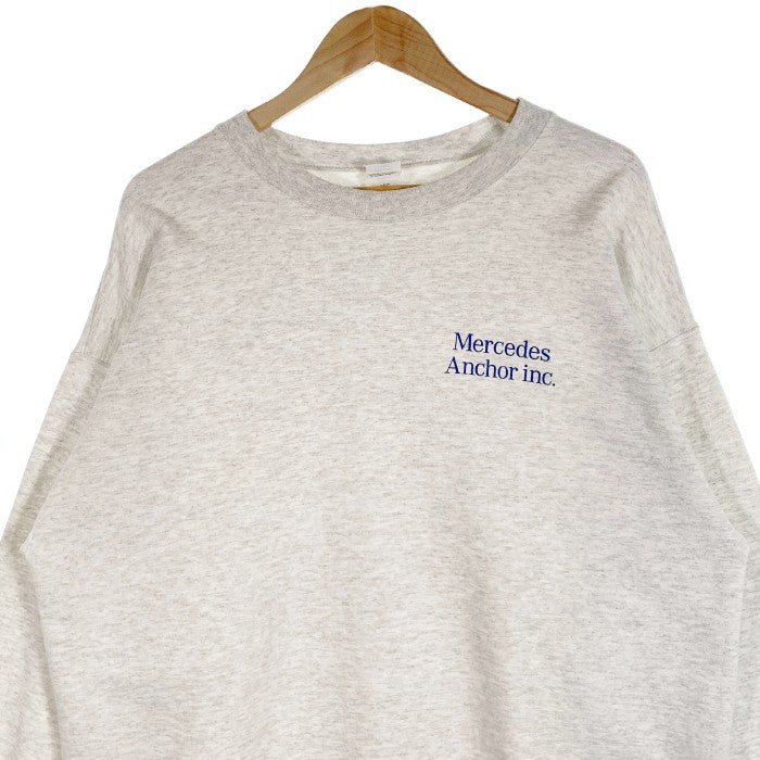 Mercedes Anchor Inc. メルセデスアンカーインク Crew Sweat スウェット クルーネック トレーナー アッシュグレー Size L 福生店