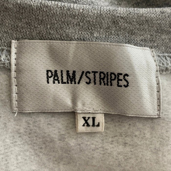 PALM/STRIPES パームストライプス AMARU SHAKUR TATOO CREW タトゥー プリント スウェットクルーネック トレーナー グレー Size XL 福生店