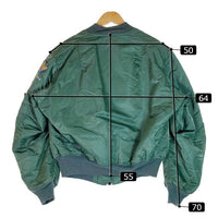 ALPHA INDUSTRIES アルファインダストリーズ フライトジャケット  8415-273-3971 グリーン sizeL 瑞穂店