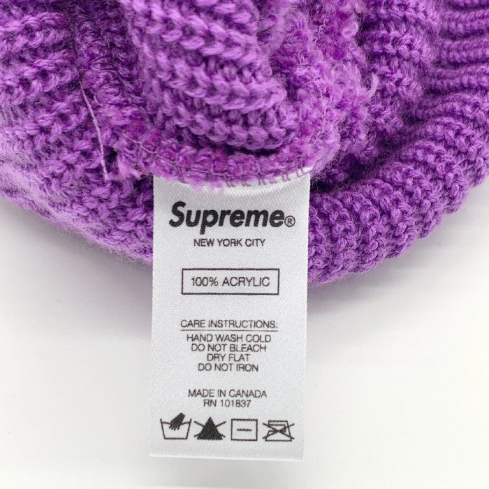 SUPREME シュプリーム Loose Gauge Beanie ルーズゲージビーニー パープル 福生店