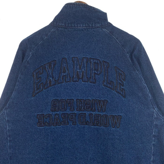 EXAMPLE エグザンプル デニム トラックジャケット インディゴ Size XL 福生店