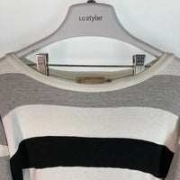 A BATHING APE アベイジングエイプ スウィッチングボーダー スウェットロングティー グレー sizeS 瑞穂店