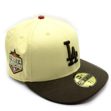 New Era ニューエラ LA Dodgers ドジャース 59FIFTY 2020ワールドチャンピオンワッペン イエロー Size 7 1/2(59.6cm) 福生店