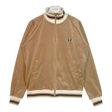 FRED PERRY フレッドペリー ベロア トラックジャケット ベージュ sizeM 瑞穂店